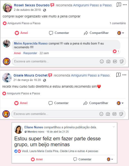 comentários